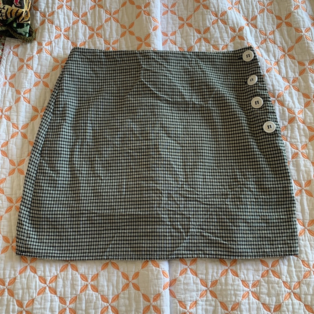 Gingham skirt